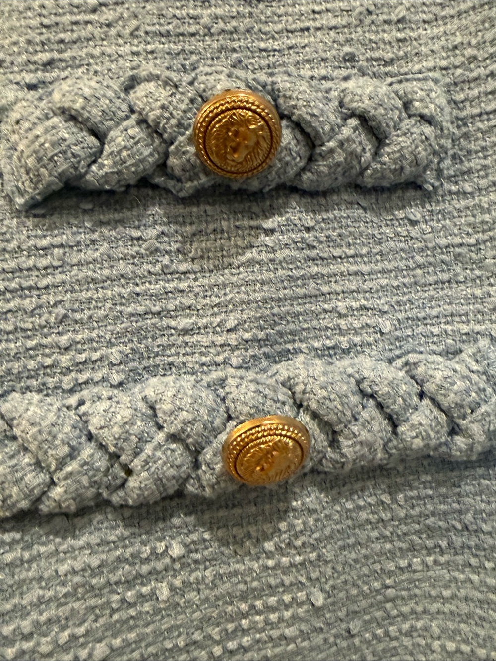 Tuckernuck Heathered Blue Tweed Jackie Dress - Picture 4 of 6